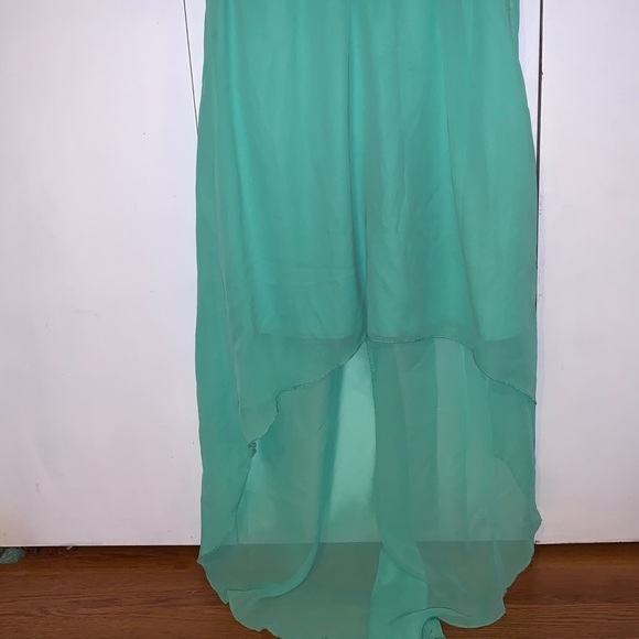 High-low strapless dress - Picture 4 of 5